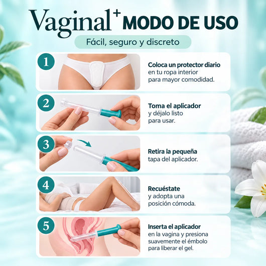 Vaginal+ Gel antibacterial nocturno